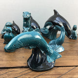 Poole Pottery Blue Animals and Figures