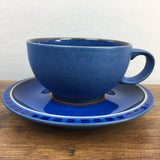 Denby Reflex Tea Cup & Saucer Blue