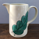 Poole Pottery Green Leaves Pitcher