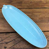 Poole Pottery Sky Blue & Dove Grey Cucumber Dish