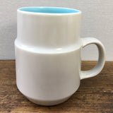 Poole Pottery Sky Blue & Dove Grey Mugs