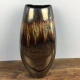 Poole Pottery Decorative Tall Brown Vase