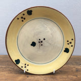 Poole Pottery Terracotta Yellow Plates