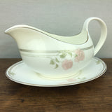 Royal Doulton Twilight Rose Gravy Boat & Stand