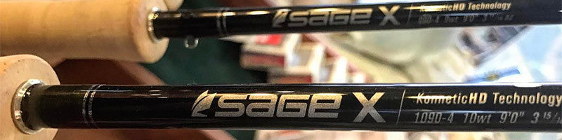 Sage X fly rod