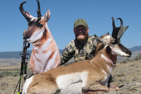 successful antelope hunting with Heads Up Decoy