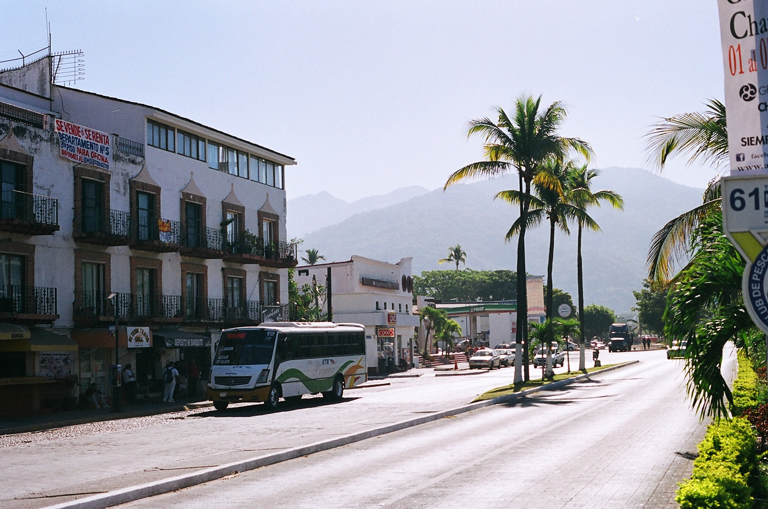 The streets and mountains of Puerto Vallarta