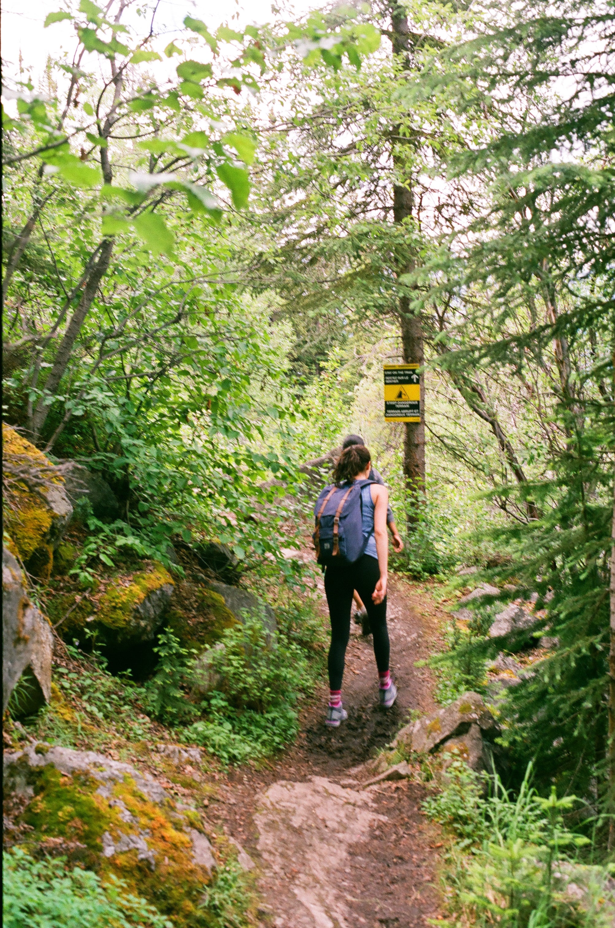 Starting the hike up Whistlers Mountain