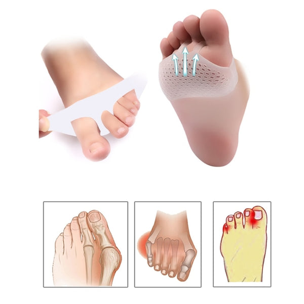 silicone padded forefoot insoles