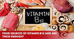 Food sources of Vitamin B12