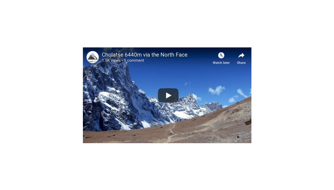 New Zealand Alpine Team Cholatse North Face Ascent