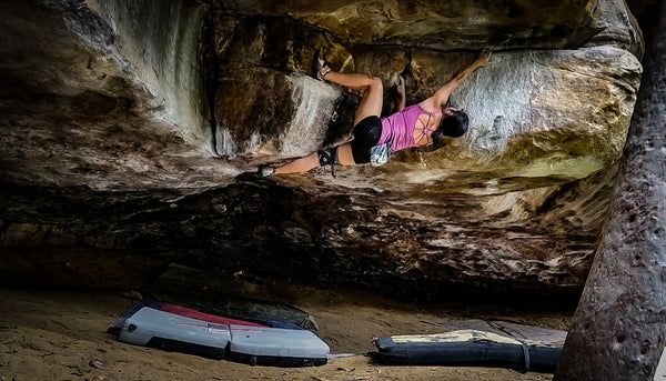 Sheila Alexander - Sydney Bouldering, Anger Management V11