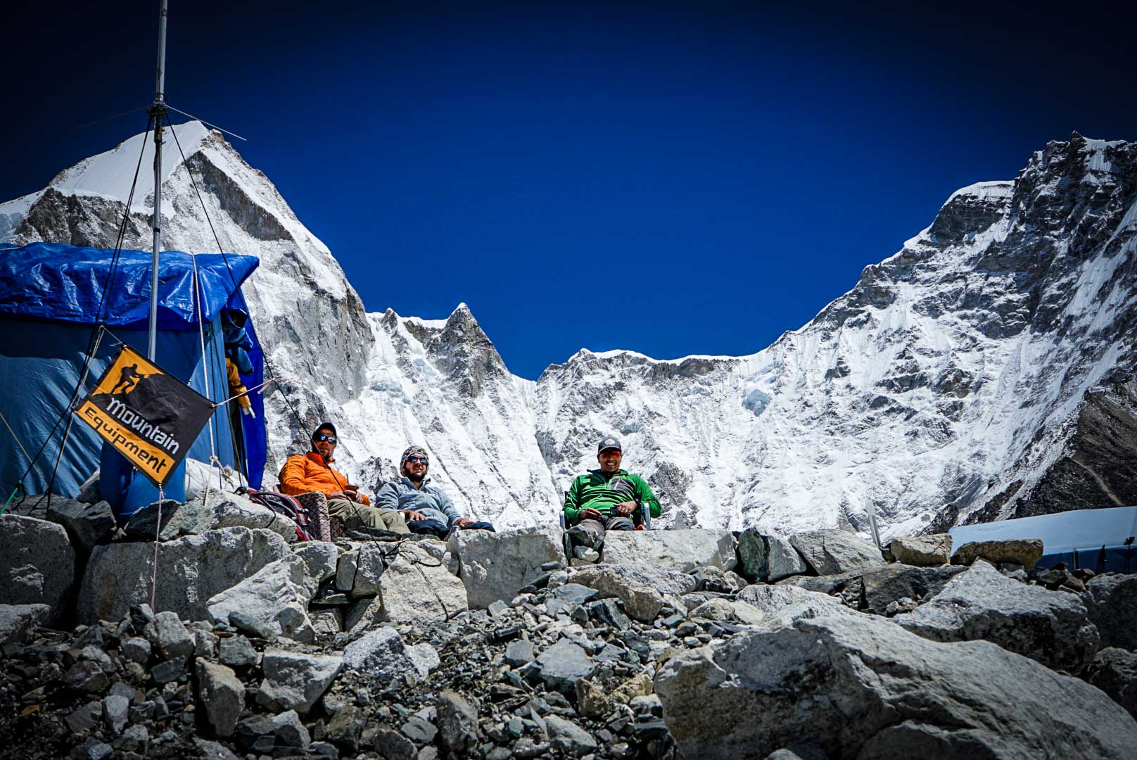 Resting up in Everest Base Camp, 2018