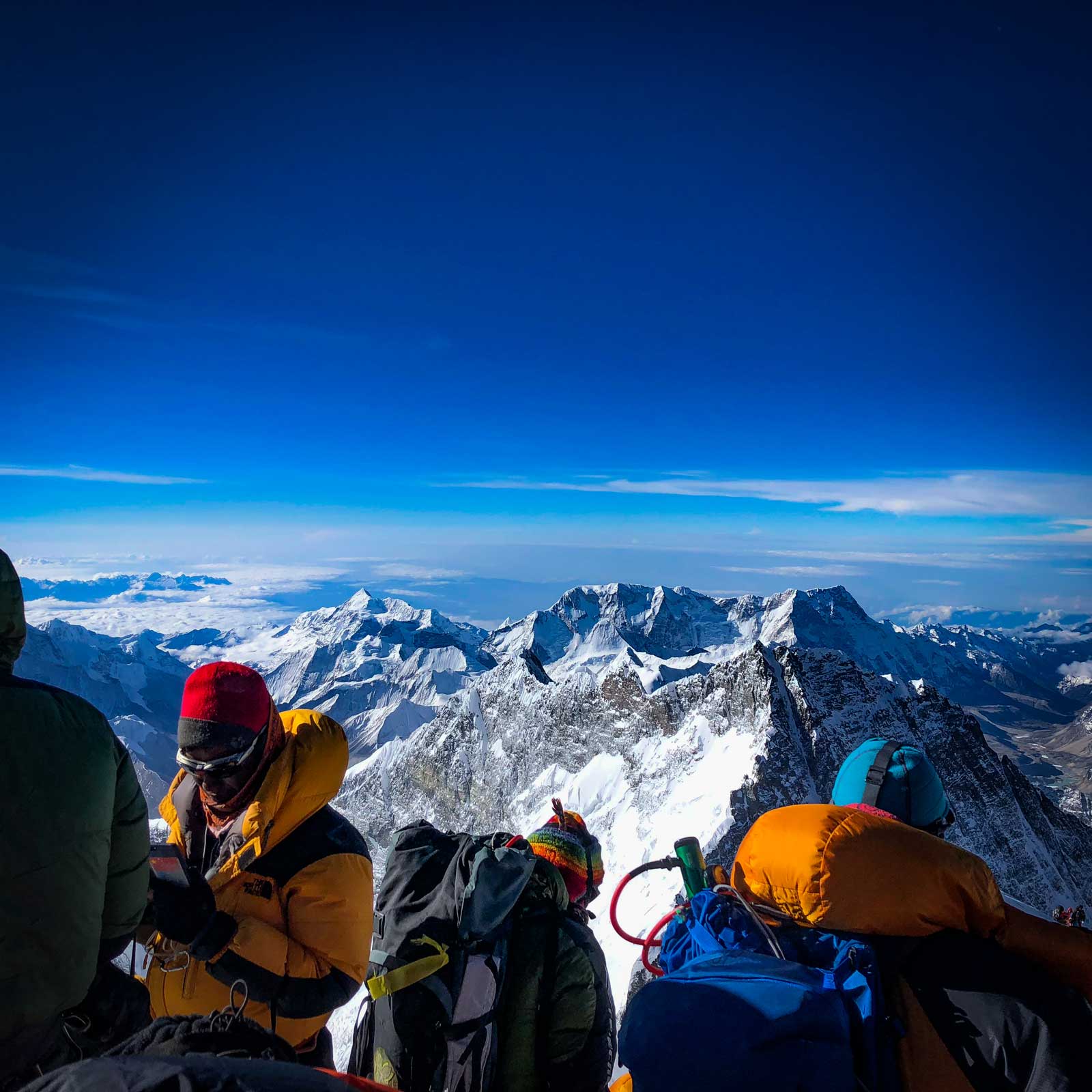 Everest summit shot, 2018