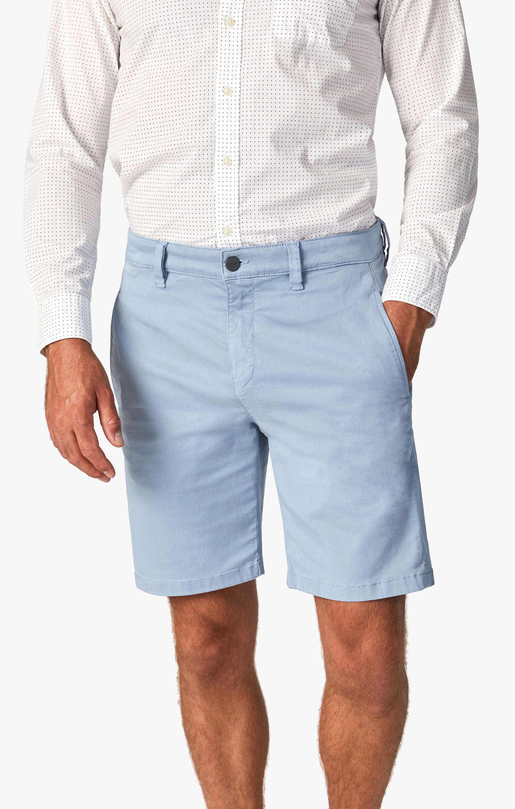 Nevada Shorts In French Blue Twill Image 5