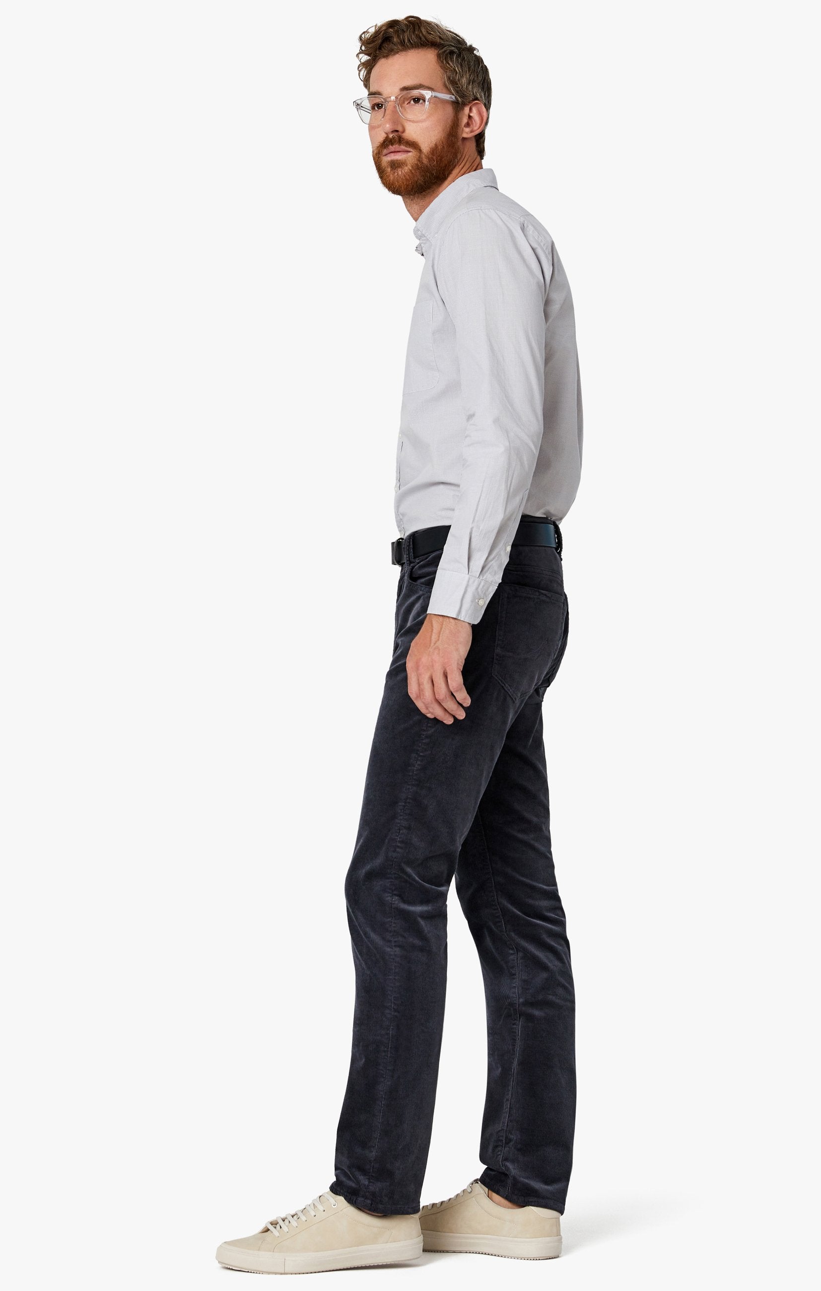 Charisma Relaxed Straight Pants in Iron Cord Image 5