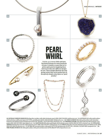 World of Pearls,  By Becky Stone - INSTORE Magazine, August 2018, pg. 27