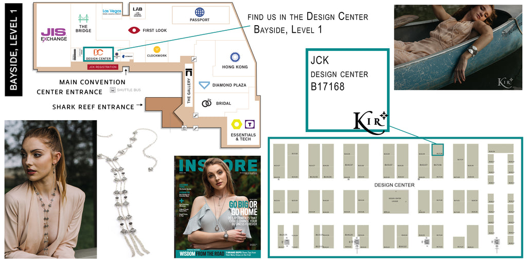 Find us at JCK Las Vegas, Design Center, B17138