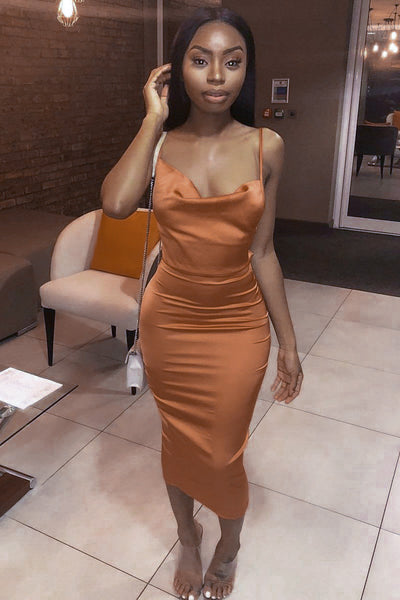 brown sexy dresses