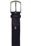 Woven Belt - London - Black w Black Mens Accessories Default Title La Boucle