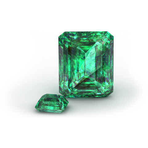 Emerald cut emerald