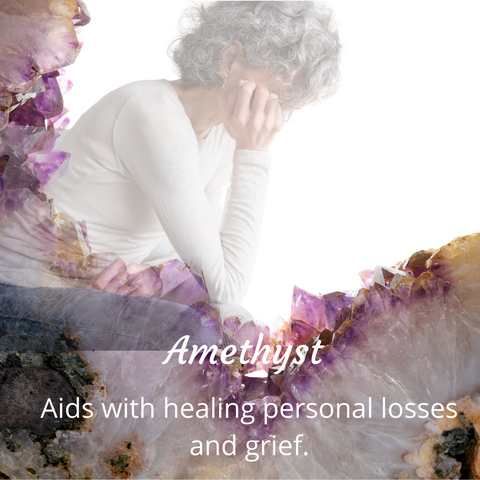 Amethyst and emotional healing image
