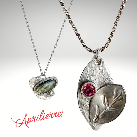 sterling silver necklaces by Aprilierre
