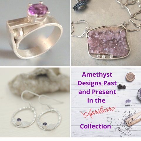 amethyst jewelry by Aprilierre