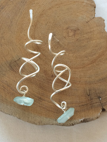Aprilierre Aquamarine Earrings 