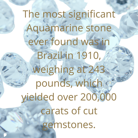 aquamarines and text 