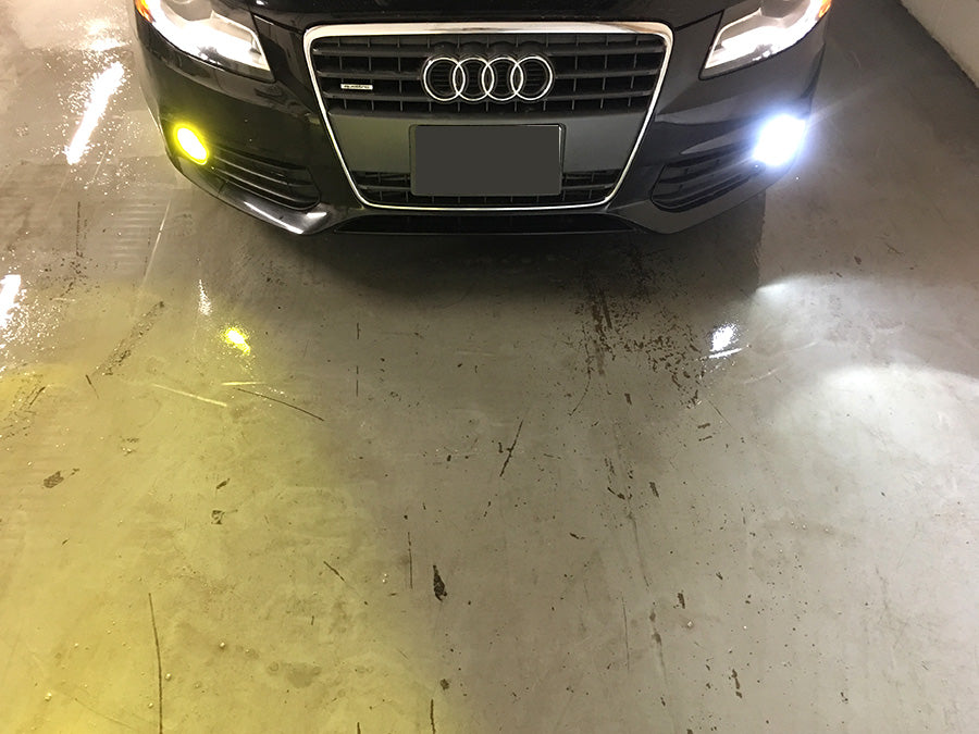top down view of HCX LED foglights