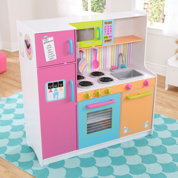 kidkraft deluxe big and bright kitchen