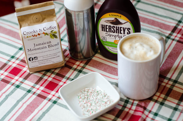 Peppermint Mocha Recipe from Crooks and Coffee