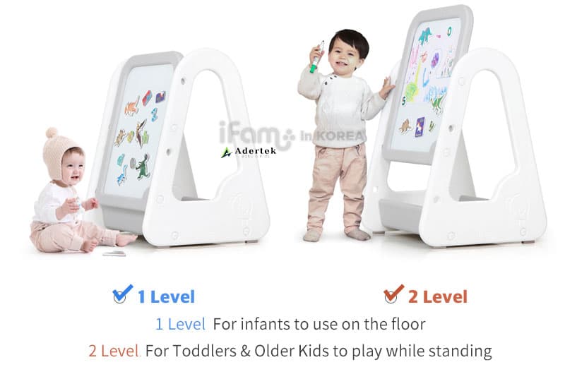 2 level for infant and toddler play time