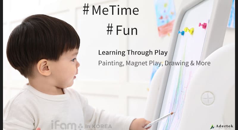 Learning through play with IFAM Magnetic Whiteboard