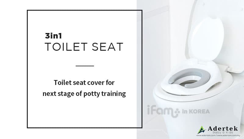 Toilet seat cover for adult toilet bowl