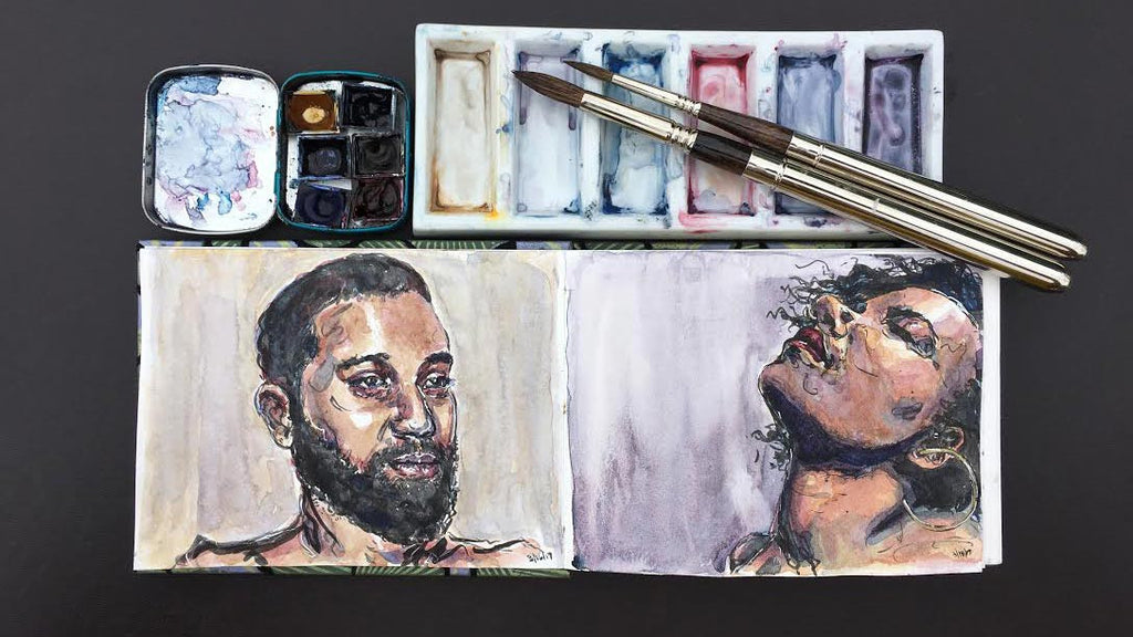 watercolor sketchbook