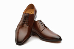 Derby - Plain Toe - Brown