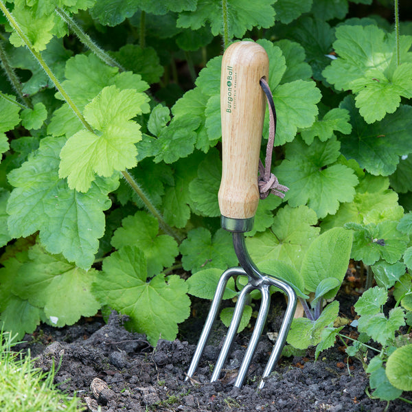 Heirloom Collection Handy Round Tine Fork by Garden Works 