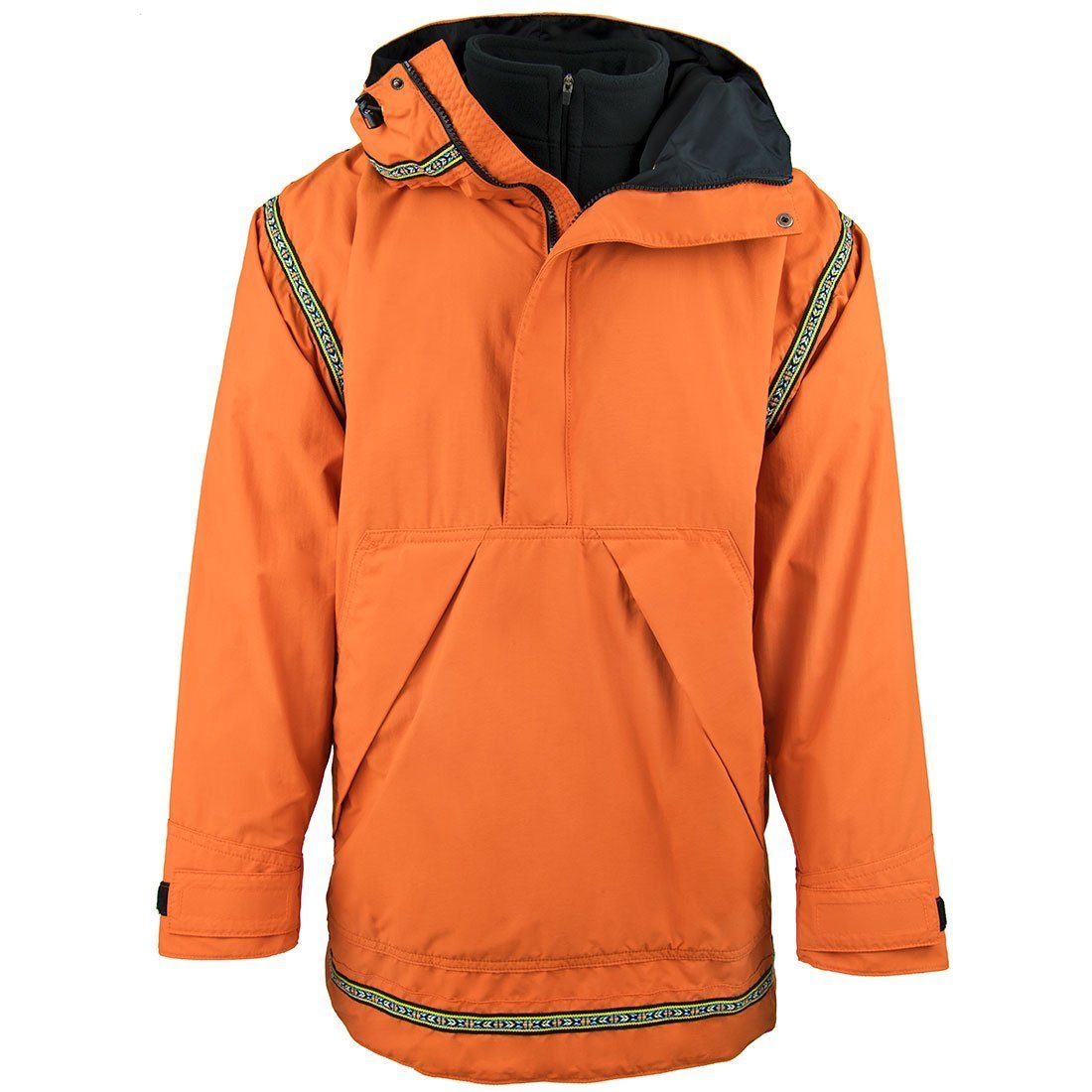 Expedition Shell Anorak Partial Zip (Men's)-Made in Ely, MN.