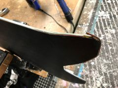 snowboard edge repair