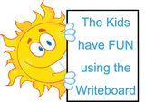 Child Love using Writeboards clear reusable writing board