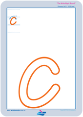 TAS Modern Cursive Font Lowercase Alphabet Worksheets for Childcare and Kindergarten