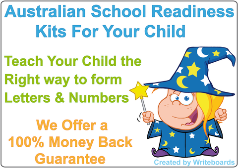 Writeboards School Readiness Kits Teach Your Child the Right Way to Form Letters and Numbers
