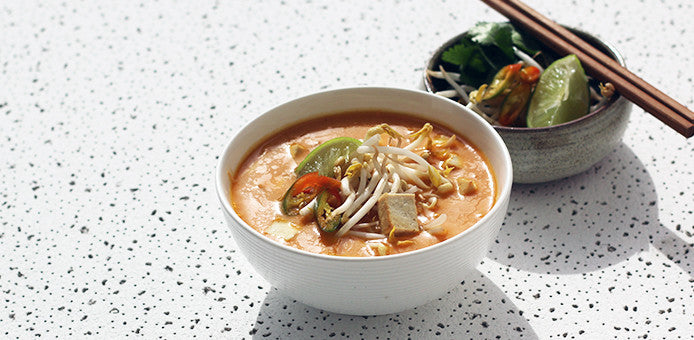 Healthy Malaysian Laksa Soup