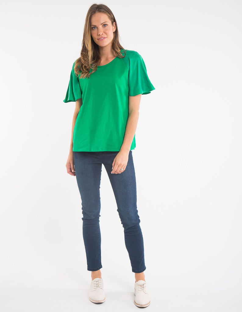 Elm Nicole Flutter Sleeved Tee