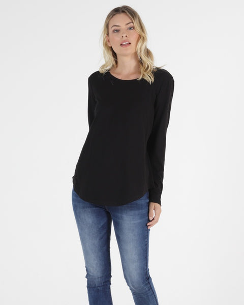 Betty Basics Megan Long Sleeve Top Hello Pattern