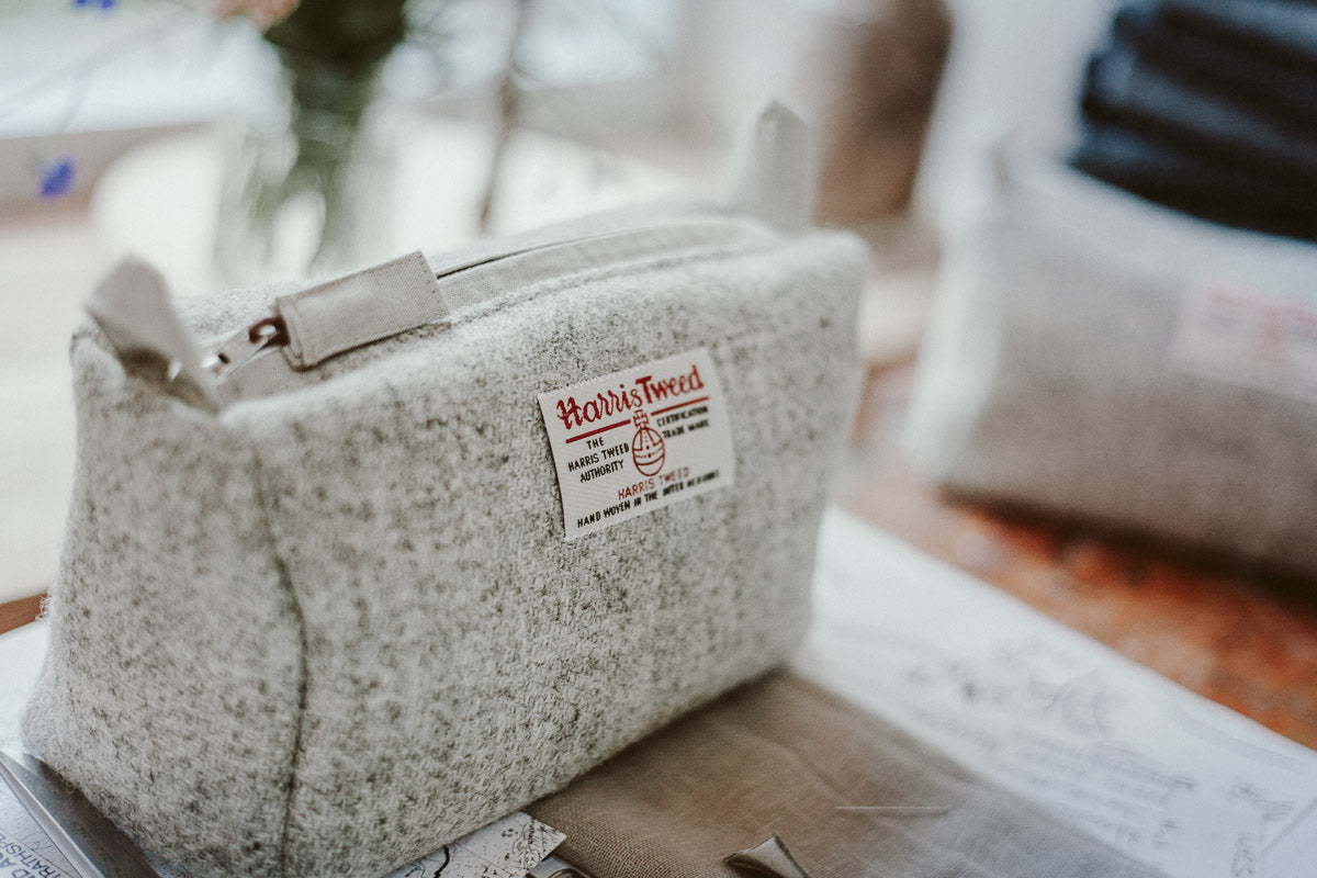 Handmade in the Highlands, Harris Tweed, Woollen Products, Travelling Basket, Know Your Makers