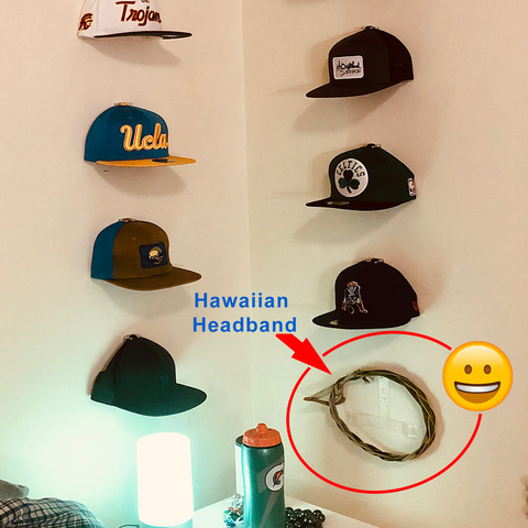 Baseball Cap Collection - The Price Family.  He noted "I put this set of CAP CAPERS in his bedroom but these could be in my living room they hang so clean & display hats so professionall"