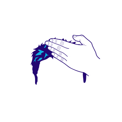 Massage through with fingertips before starting to style. Great on medium to long hair to add texture.